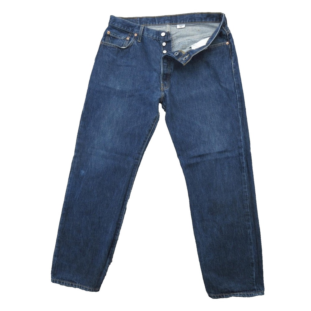 Levis 501 Jeans Mens 36X32 (Tag40x32) Straight Leg Button Fly Denim 2007